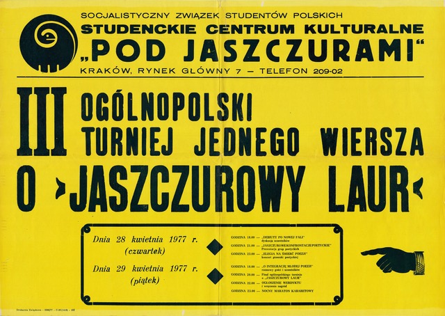 Turniej 1977 o jaszczurowy „laur żółty” Turniej 1977 o jaszczurowy "laur żółty"